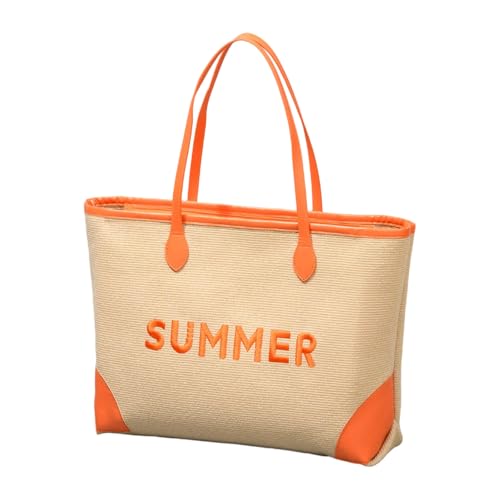 Sac de plage surdimensionné en broderie : votre allié chic pour le shopping, le voyage et la gym