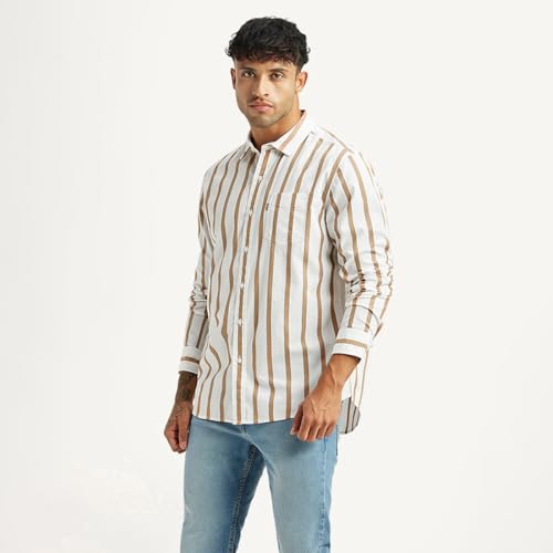 Image of Levi's Men's Striped Slim Fit Shirt
