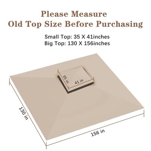 image for SCOCANOPY Replacement Gazebo Canopy for 10 x 12 Regency II Patio Gazeb