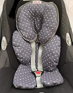 moon-bebe Reductor Antialérgico Universal compatible con MaxiCosi, Silla de Coche y de Paseo (GRIS OSCURO)