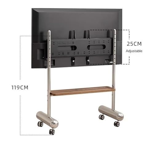 Soporte Universal móvil para TV con ruedas y altura ajustable miniatura 4