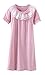 ABClothing Grils Manches Courtes en Coton Pyjamas vêtements de Nuit vêtements de Nuit 10 11 Ans Rose