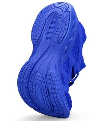 Image of Pujcs Men's Slip On Walking Shoes - Lightweight Breathable Mesh Sneakers for All Day Standing,Non Slip Shock Absorbing Athletic Footwear for Gym,Travel & Work