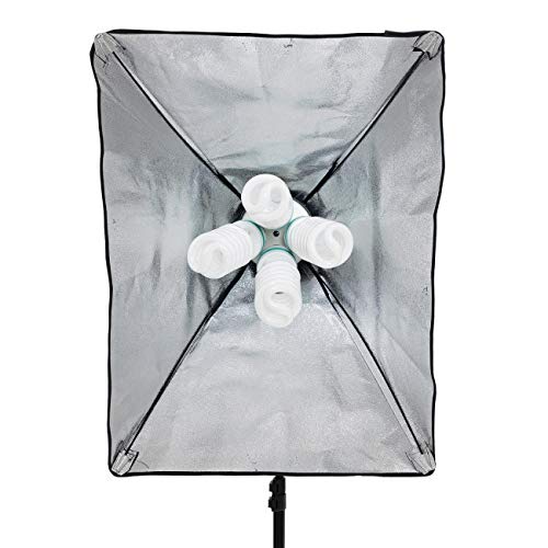 Kit luz continua softlight 50x70 para foto produto, filmagens, família e newborn-110v-360ws