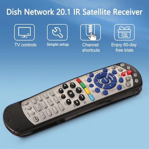 Télécommande parabolique récepteur satellite TV DVD VCR noir double pack - 2