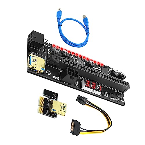 Adaptador PCI-e a GPU Riser para minería y tarjetas gráficas miniatura 1