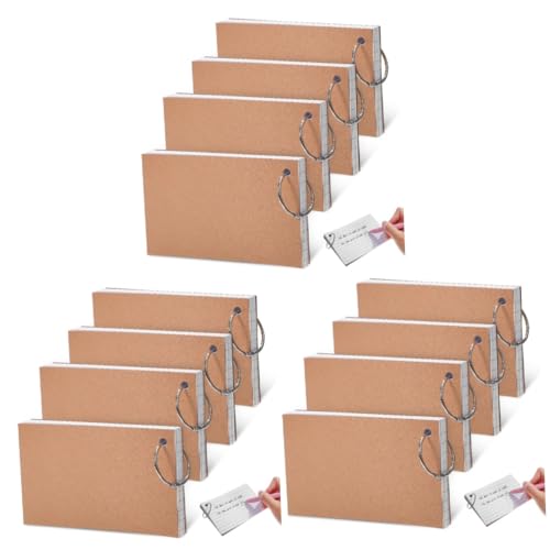Flashcards lignées Operitacx : 12 fiches de révision portables avec anneau de note pour étudiants