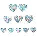 GORGECRAFT Heart Static Window S'Accroche Verre Stickers Stickers Anti-Collision Empêcher Les Oiseaux Alerte Stickers Non Adhésif Prismatique Film Vinyle Déflecteurs Anneau Sun Catcher (10 PCS)