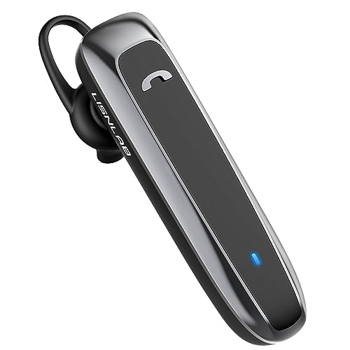 Auriculares Bluetooth inalámbricos con Bluetooth con 35 horas de tiempo de conversación, auriculares Bluetooth manos libres V5.2 con micrófono, IPX5, impermeable, medio auricular intrauditivo para