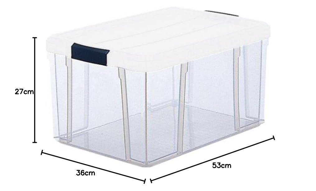 Amazon｜リス 収納ボックス NEWソフィアボックス クリア 幅36×奥行53