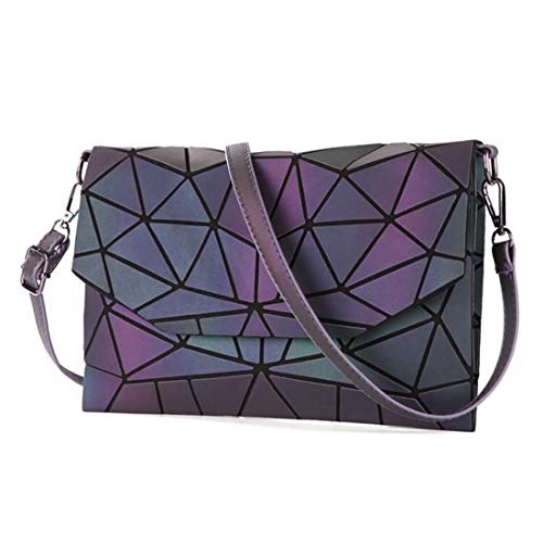 Orita Geometric Luminous Purse Shoulder Handbags Crossbody Shoulder Clutch Bag Satchel Bag3