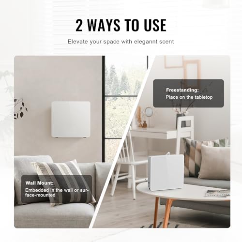 Difusor aromático eléctrico Happybuy 480ml Bluetooth miniatura 6