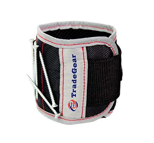 TradeGear Electrician's Belt & Bag Combo - Heavy Duty Electricians Tool Belt Designed for Comfort & Durability - Ideal for All Electricians Tools (Magnetic Wristband)