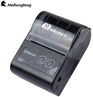 Meihengtong Mobile Thermal Receipt Printer, Handheld 2 Inches 58mm Mini Portable Bluetooth 4.0