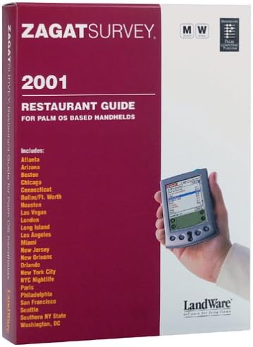 Zagat Restaurant Review for Palm Organizer