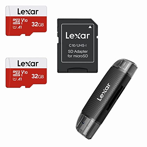 Lexar 32Gb Micro Sd Card 2 Pack And Memory Card Reader #TOP30