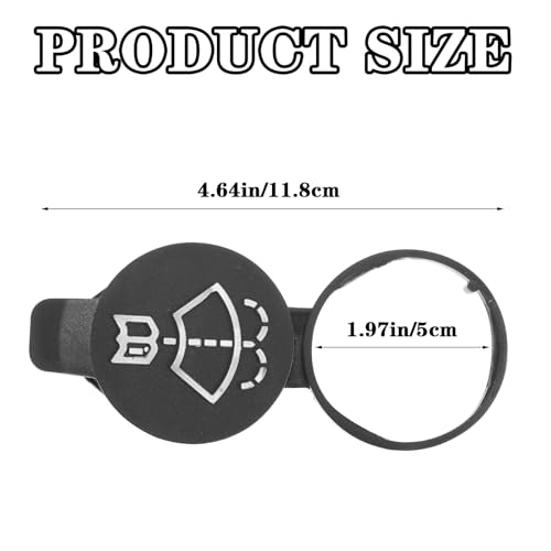 Deckel für Scheibenwaschbehälter, 13227300 Wischwasserbehälter Scheibenwischer Waschflüssigkeitsbehälter Tankdeckel Waschflüssigkeitskappe Windschutzscheibenwischer Autoscheibenwischer Zubehör (1)