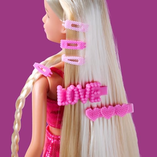 Muñeca Steffi Love con cabello largo y accesorios miniatura 3