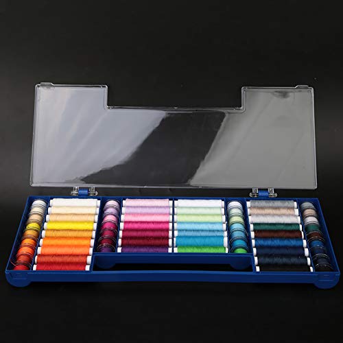 Kit de 64 hilos de coser de poliéster con estuche miniatura 7