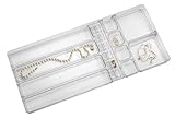iDesign Linus BPA-Free Plastic Fashion Jewelry Vanity and Drawer Organizer, Tray for Rings, Earrings, Bracelets, Necklaces, 17.5