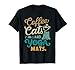 Kaffeekatzen und Yogamatten - Lustige Katzen und T-Shirt
