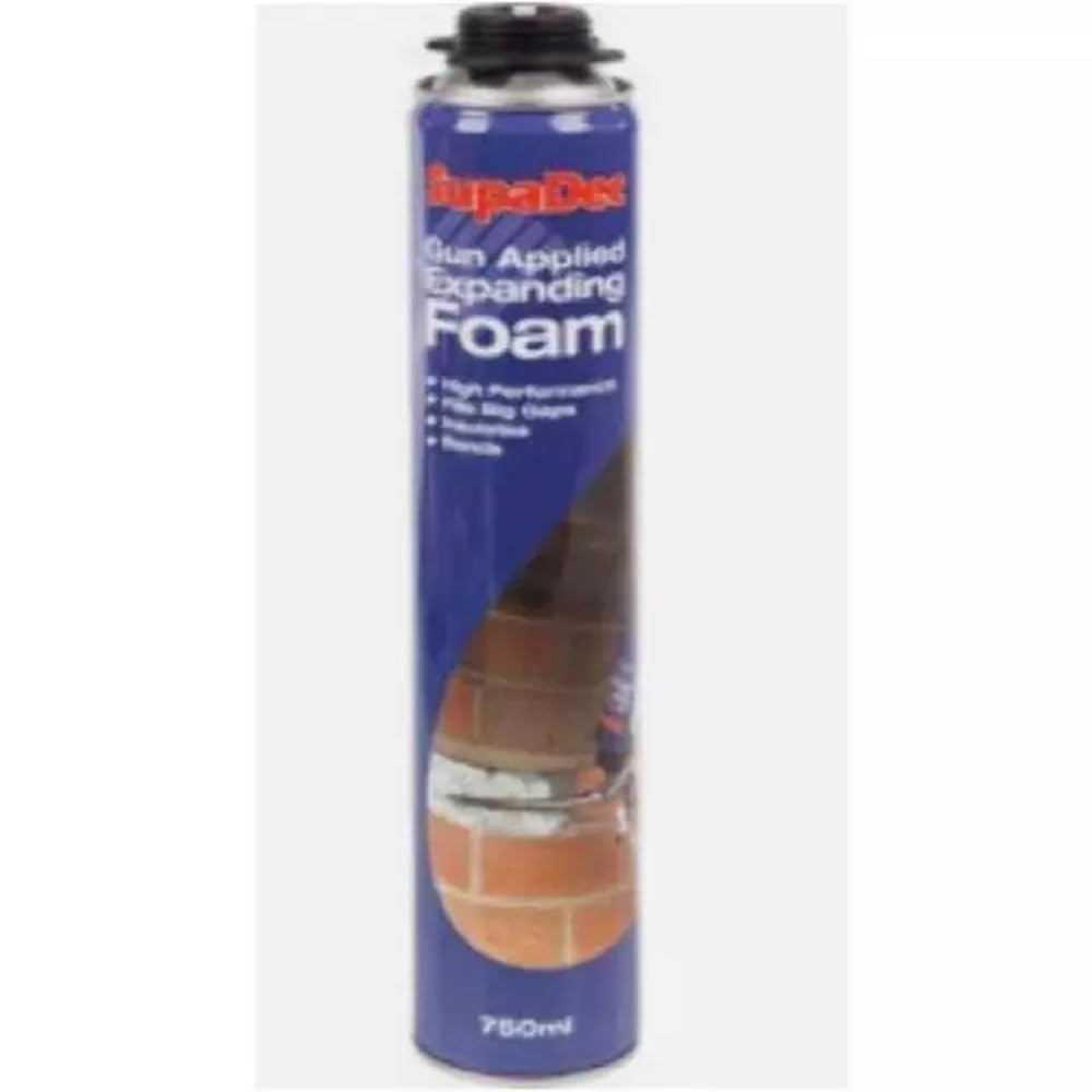 Ara Choice Blue Supadec 750Ml Gun Grade Expanding Foam Fills Big Gaps Insulates And Bond Filler Professional Fill & Fix Can High Performance Seals Weatherproof Fill Diy Adhesive Cracks
