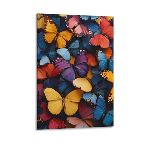 Papillon murale decoration pour reveiller un couloir sombre et vide
