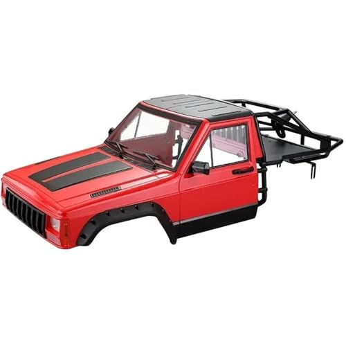 Pièces pour TRX4 et SCX10 arceau arrière anti retournement cabine rouge crawler