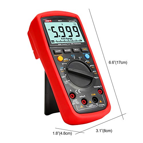 Image of UNI-T True RMS Digital Multimeter UT139E Auto /Manual Range 6000 Counts NCV LPF /LoZ ACV Analog Bar Bandwidth Measures AC DC Voltage AC DC Current Resistance Capacitance Frequency Temperature Duty Cycle