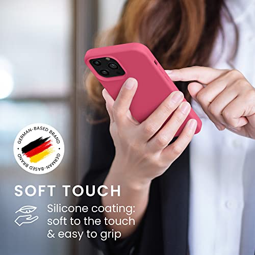 kwmobile Case Compatible with Apple iPhone 13 Pro Max Case - TPU Silicone Phone Cover with Soft Finish - Awesome Pink - Image 4