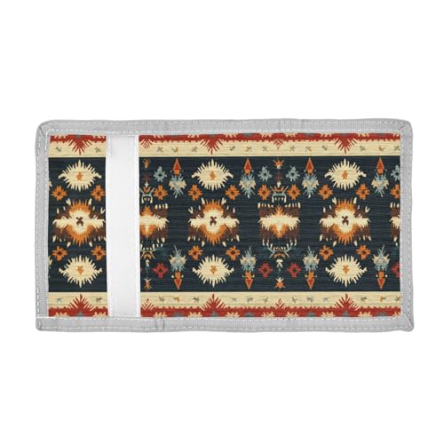 ALAZA Kids Wallets for Boys Girls Toddler Trifold Wallet Children Small Yak Carpet with Zipper Coin Pocket2