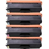 L'ensemble comprend 4 cartouches de toner couleur noir, cyan, magenta et jaune Compatible avec répondre aux besoins d'impression en couleur.