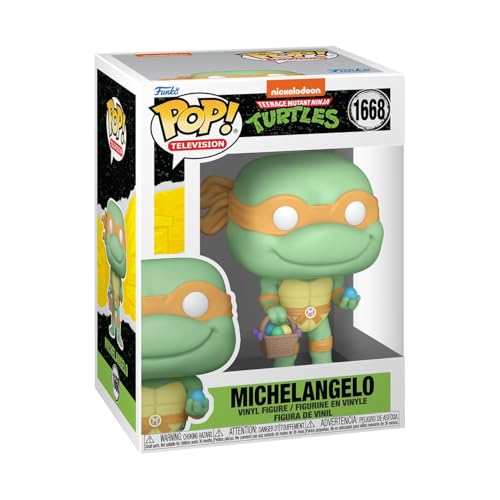 Funko Pop! Vinyl: Teenage Mutant Ninja Turtles (TMNT) Easter - Michelangelo - Teenage Mutant Ninja Turtles Retro/Classic - Figura in Vinile da Collezione - Idea Regalo - Merchandising Ufficiale