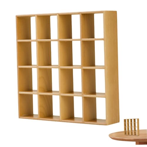 Estante de pared para casa de muñecas que organiza accesorios pequeños 1:12