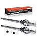 A-Premium Pair (2) Rear CV Axle Shaft Assembly Compatible with Polaris Outlaw 500 2006-2007, Outlaw 525 IRS 2007-2011, Driver and Passenger Side, Replace# 1332429, 1332442