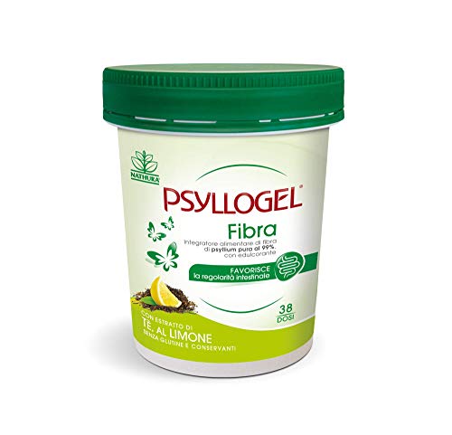 Nathura Psyllogel Fibra - Te' Limone - Integratore Alimentare Di Fibra Di Psyllium - 170 Gr