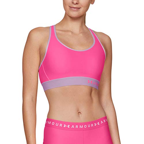 Image of Under Armour Women's Armour Mid Heathered Sports Bra