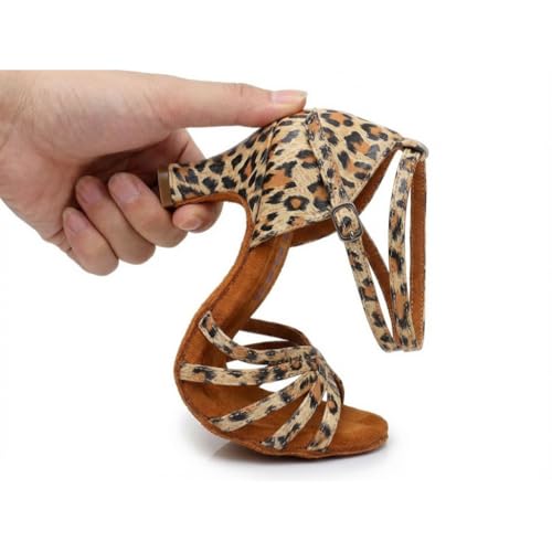 Image of MSMAX Women's Practice Ballroom Dancing Shoes Indoor Performance Latin Dance Shoes for Woman