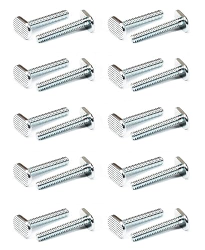 Image of USA Made T-Slot Bolts 5 /16 inch-18 Thread Size T-Bolts, 20 Pack (2.5 inch)
