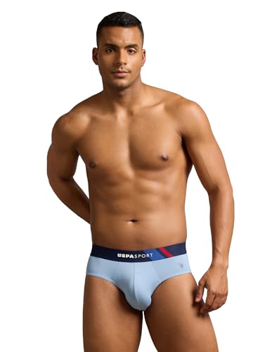 Image of U.S. Polo ASSN. Men's Nylon Micro Fibre Sports High Stretch Underwear Briefs