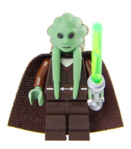 LEGO Deluxe Minfig Made from Star Wars Kit Fisto Parts (Torso Variation)
