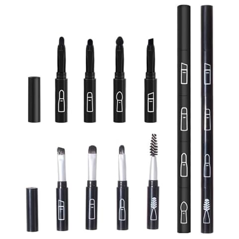 Dafeng 4 in 1 Travel Makeup Brush Set Cover