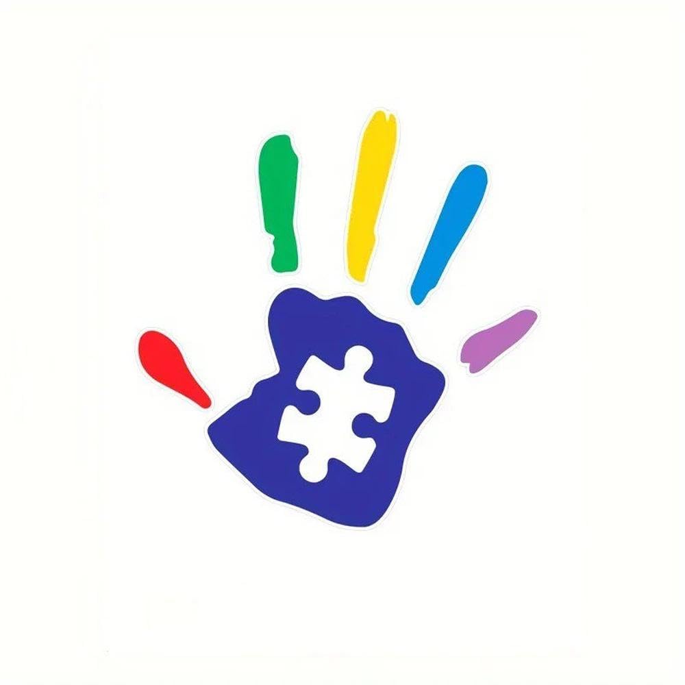 Auto Accessory Vibrant Autism Hand Car Stickers Auto Body Decals Laptops Water Bottles Cars Trucks Van SUVs