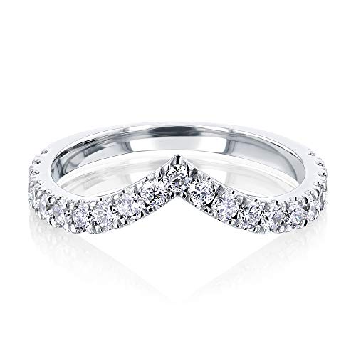 Kobelli Chevron Point Diamond Ring
