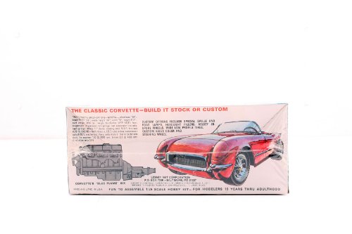 Kit de modelo plástico AMT 53 Corvette escala 1:25 miniatura 3