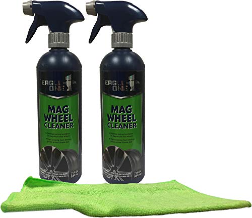 eagle one mag cleaner - Eagle One Triple Cleaning Foam Mag Wheel Cleaner (23 oz.) Bundle with Microfiber Cloth (3 Items)
