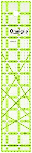 Omnigrip 2-1/2 x 12-1/2 Non-Slip Rectangle Quilting Ruler by Omnigrid