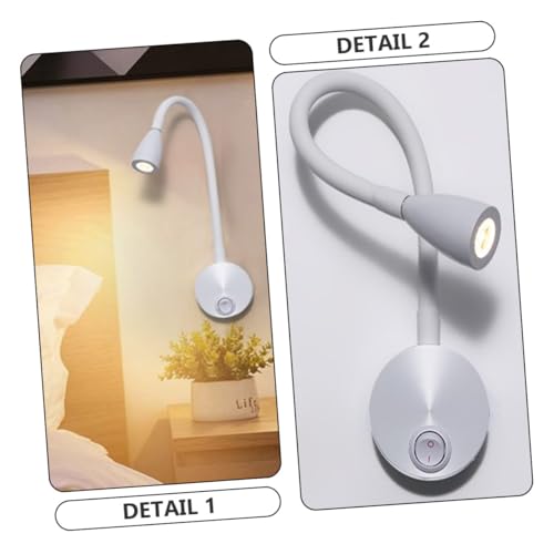Lampe de lecture murale pour chambre design moderne simple en aluminium