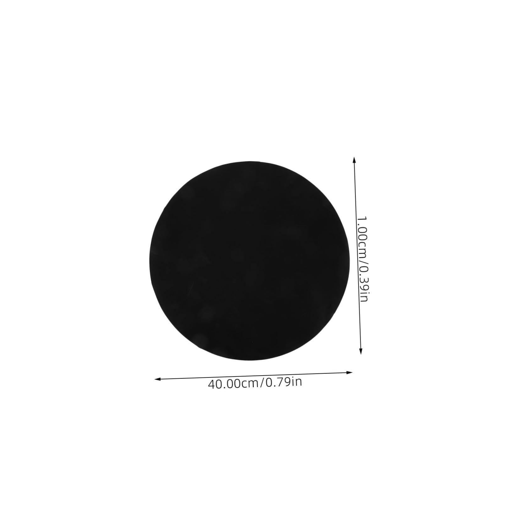 Garneck 2 Pack 40cm Round BBQ Grill Mats Nonstick Reusable Barbecue Pads for Cooking for Vegetables Bacon Fish Kebabs