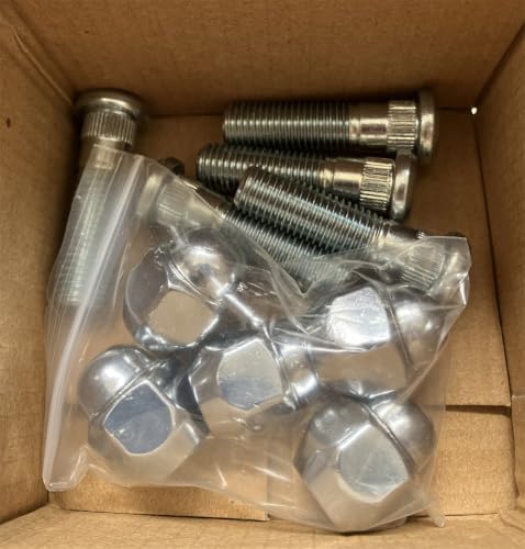 Image of M12x1.5 Wheel Lug Stud Nut Set Compatible with Hyundai Azera Sonata Elantra Genesis Santa Fe Sorento Tiburon Tucson XG350 Accent Kia Forte Optima Rio Spectra Rondo Soul (10PCS)
